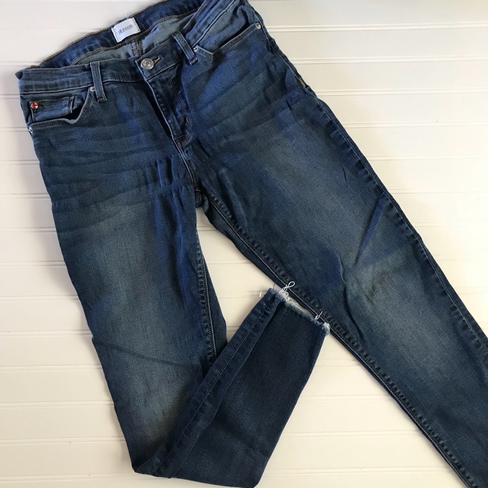 Hudson Jeans Krista Ankle Short Skinny Raw Hem - Picture 2 of 5